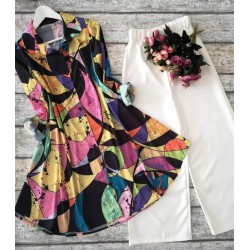 Stylish Printed Kurti Plazzo 16